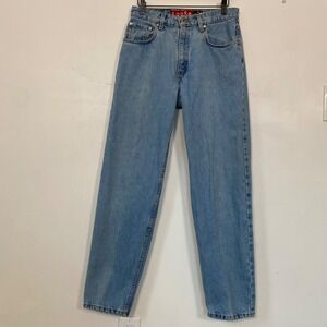 Vintage Levis Silver Tab Womens Y2K Loose Straight Leg Jeans Size 9/10 Classic